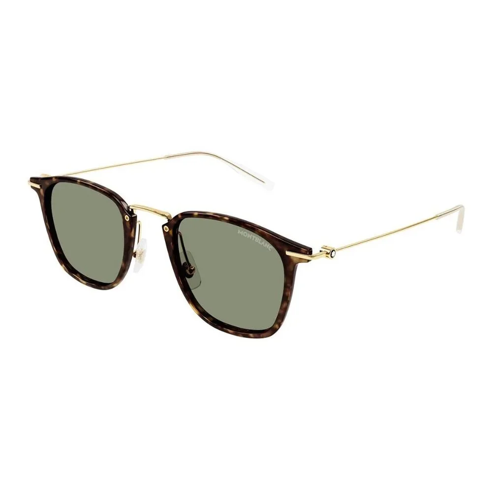NEW MONTBLANC SUNGLASSES MEN HAVANA GOLD EYEWEAR MONTBLANC MB0295S 002